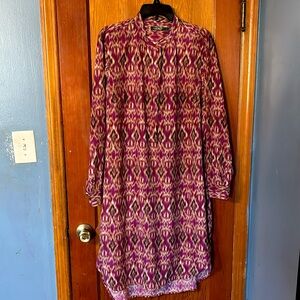 Lauren Ralph Lauren Purple Aztec Tunic Dress XL
*No Belt* with pockets